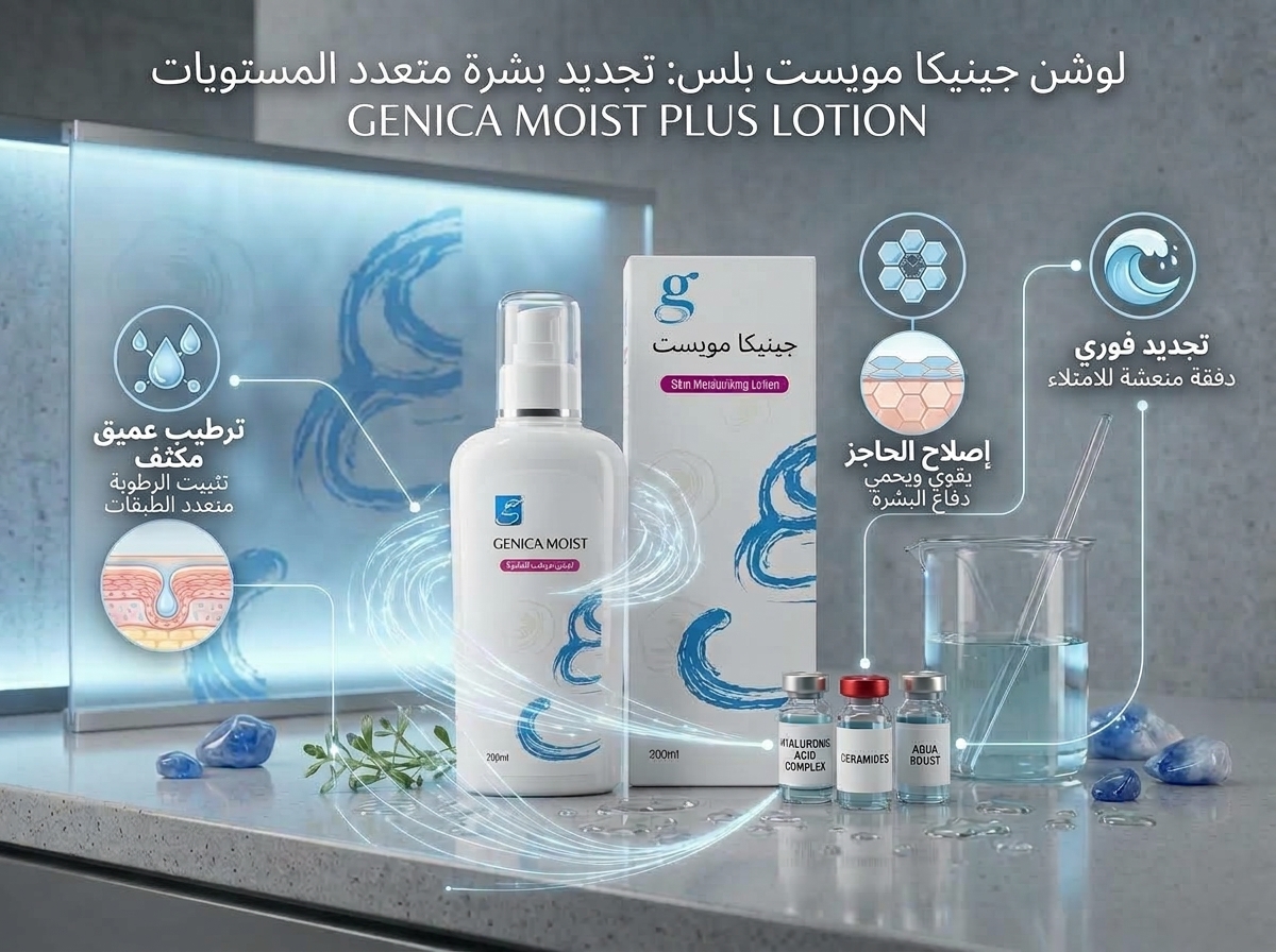 لوشن جينيكا مويست بلس (Genica Moist Plus Lotion) - الصورة 3