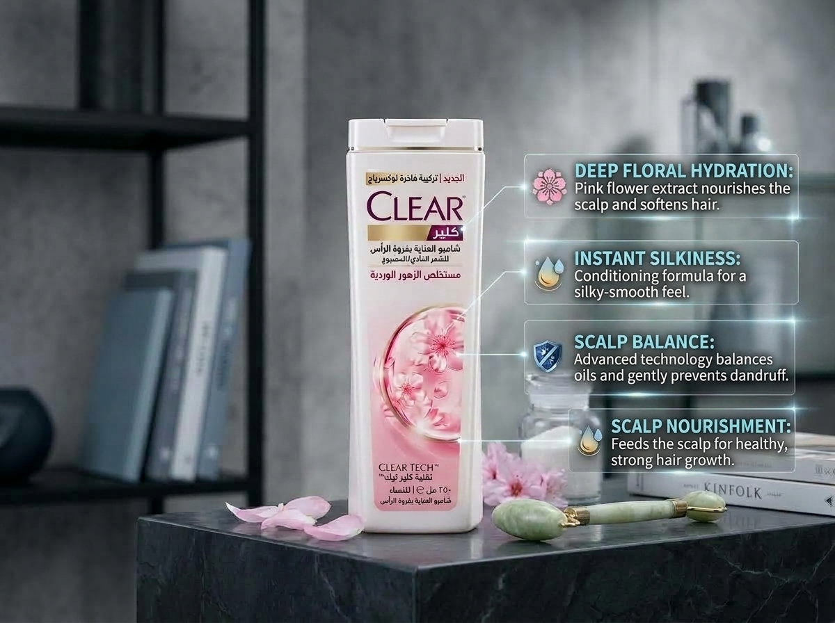 شامبو كلير للنعومة واللمعان (Clear Soft & Shiny)180ml - الصورة 4