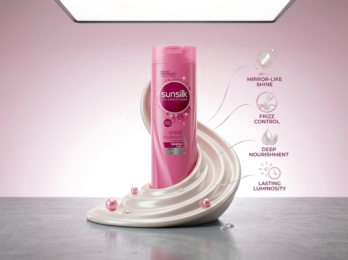 شامبو صان سيلك لقوة ولمعان الشعر (Sunsilk Strength & Shine Shampoo) 350ml - الصورة 2