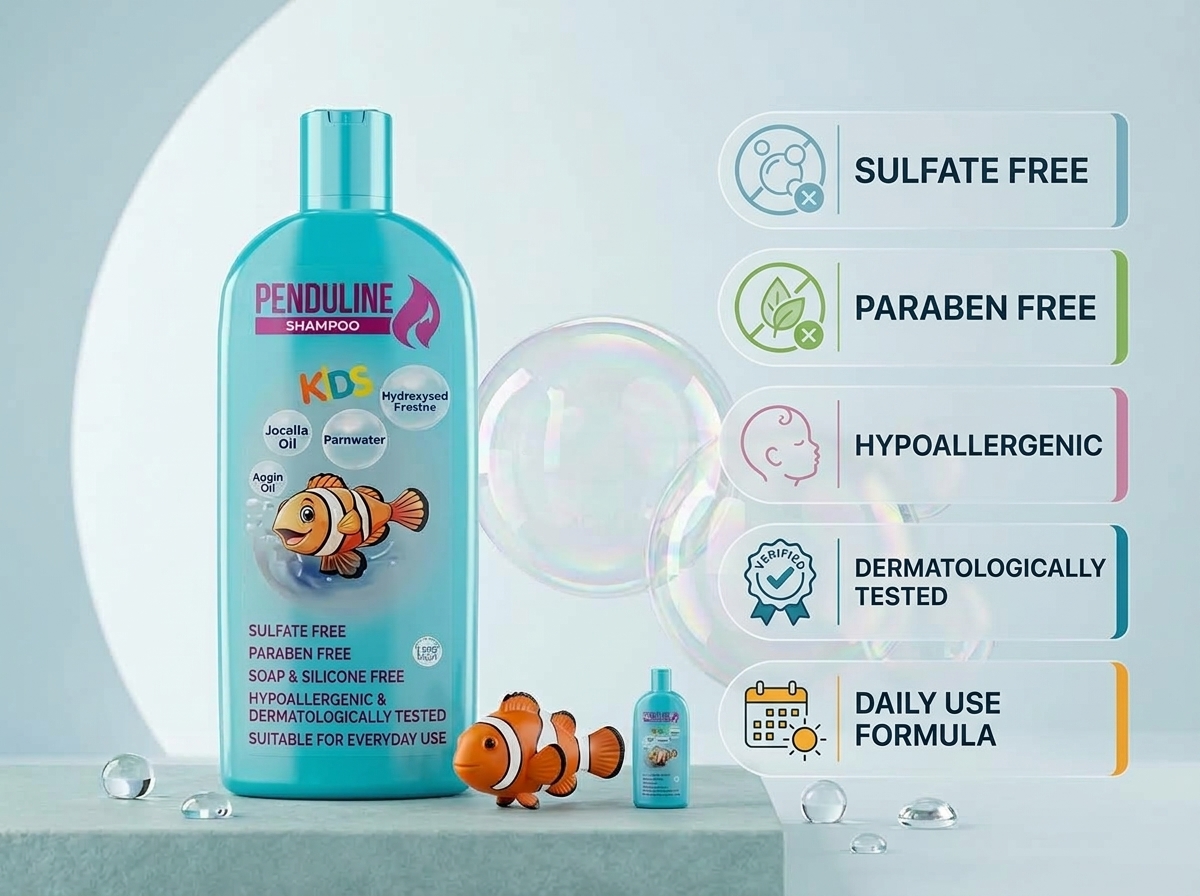 شامبو بندولين كيدز الأزرق (Penduline Kids Blue Shampoo) - الصورة 2