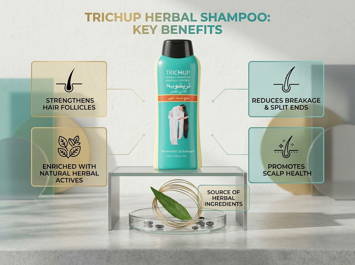 شامبو تريشوب لمنع تساقط الشعر Trichup Hair Fall Control Shampoo - الصورة 2