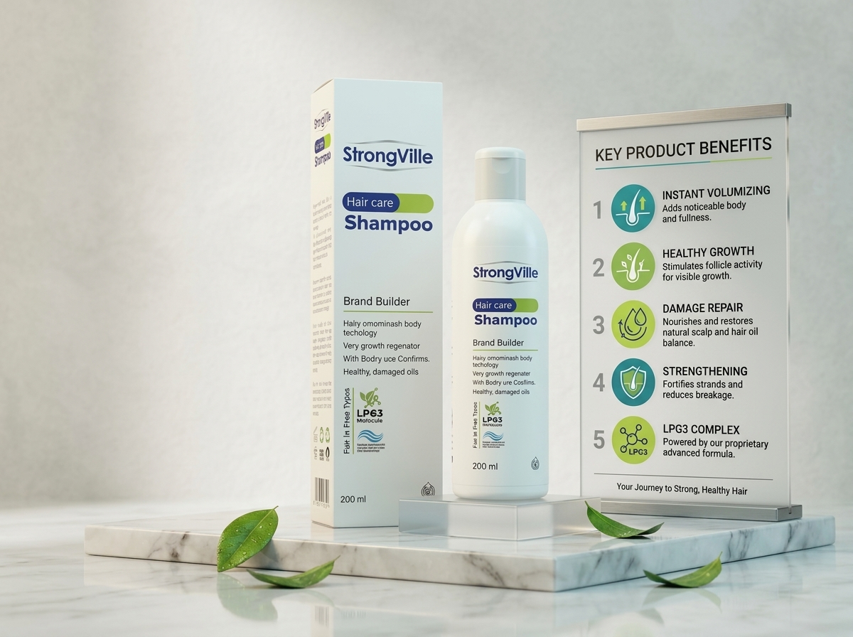 شامبو سترونج فيل Strongville Shampoo - الصورة 2