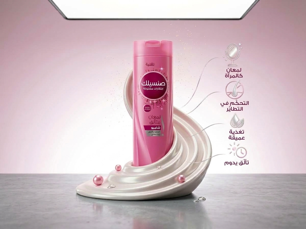 شامبو صان سيلك لقوة ولمعان الشعر (Sunsilk Strength & Shine Shampoo) 350ml - الصورة 3