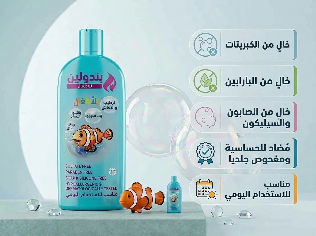 شامبو بندولين كيدز الأزرق (Penduline Kids Blue Shampoo) - الصورة 3