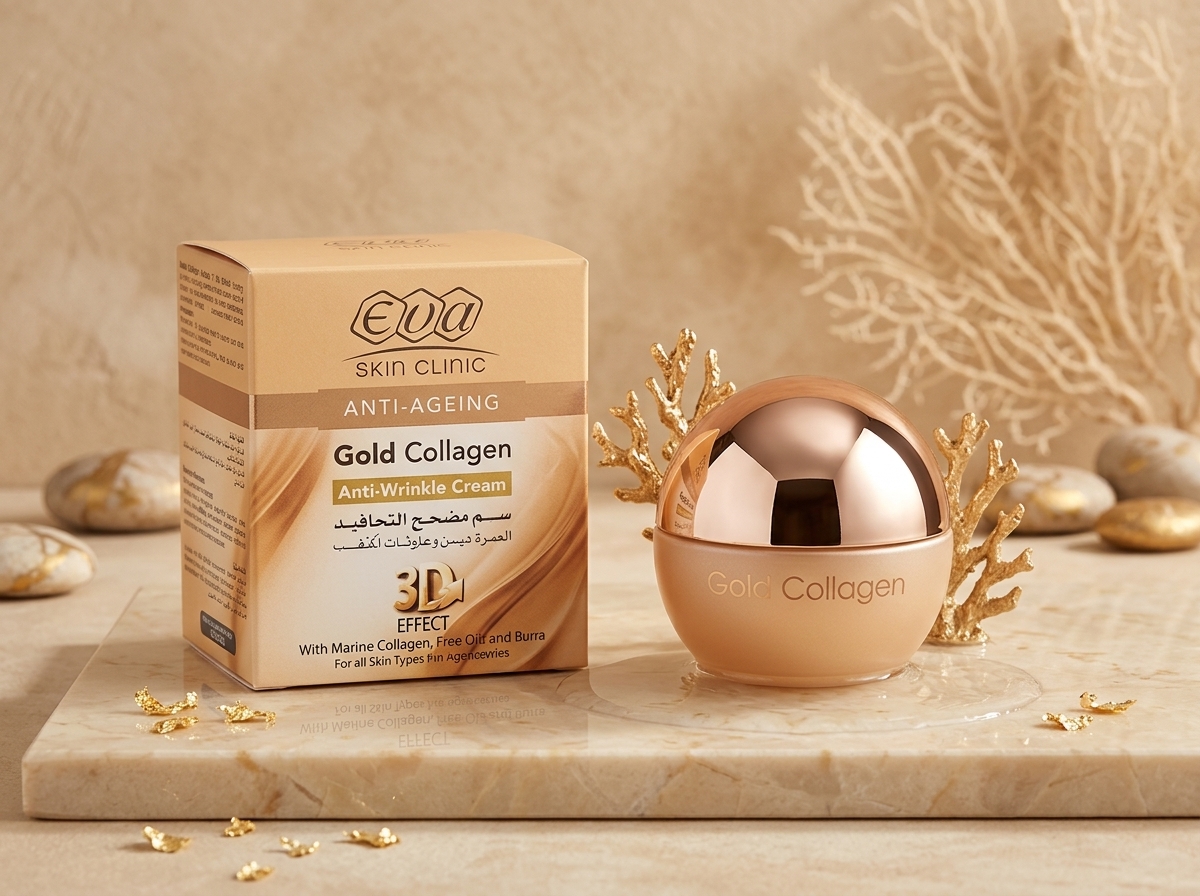 كريم مصحح التجاعيد جولد كولاجين Eva Gold Collagen Anti-Wrinkle Cream