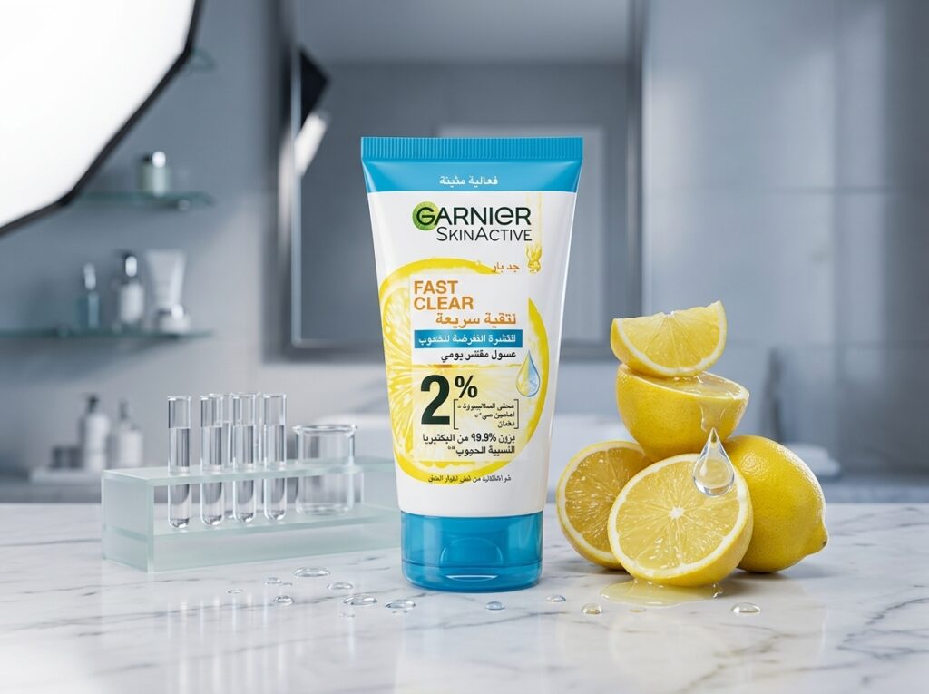 Garnier Fast Clear 3-in-1 cleanser