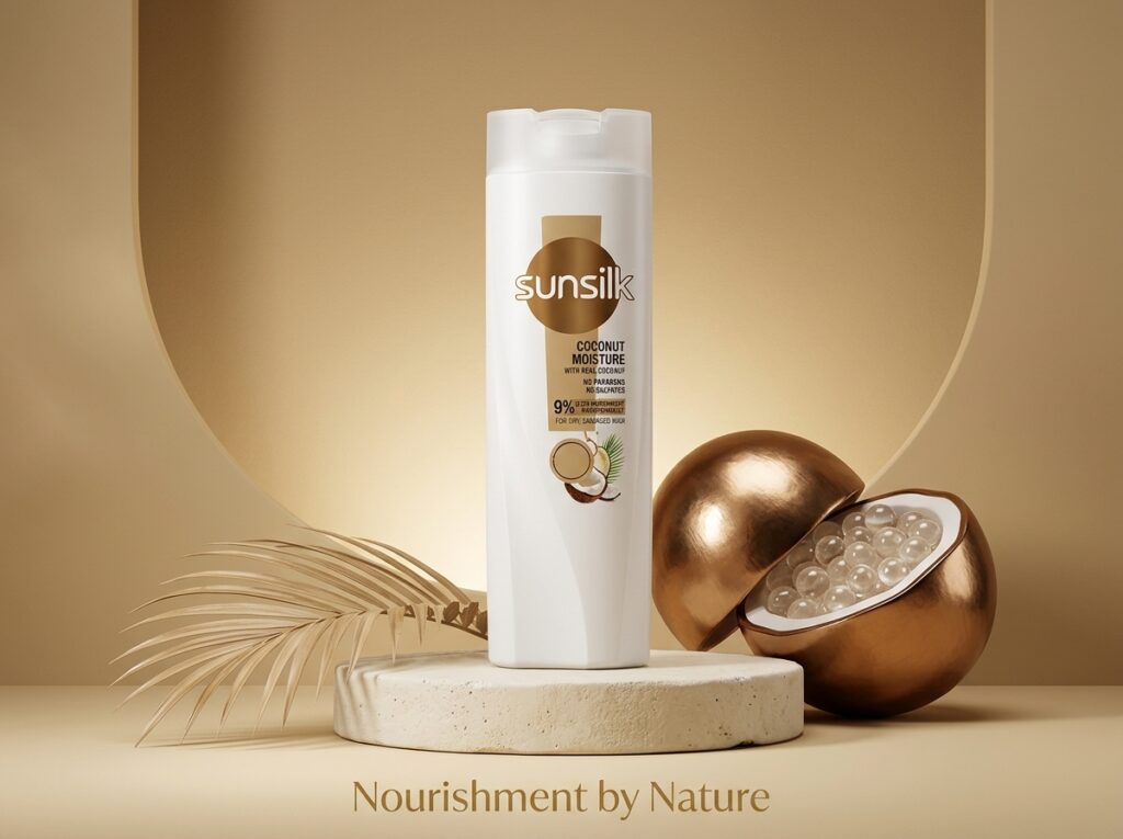 شامبو صان سيلك بجوز الهند المرطب (Sunsilk Natural Recharge Coconut Moisture)