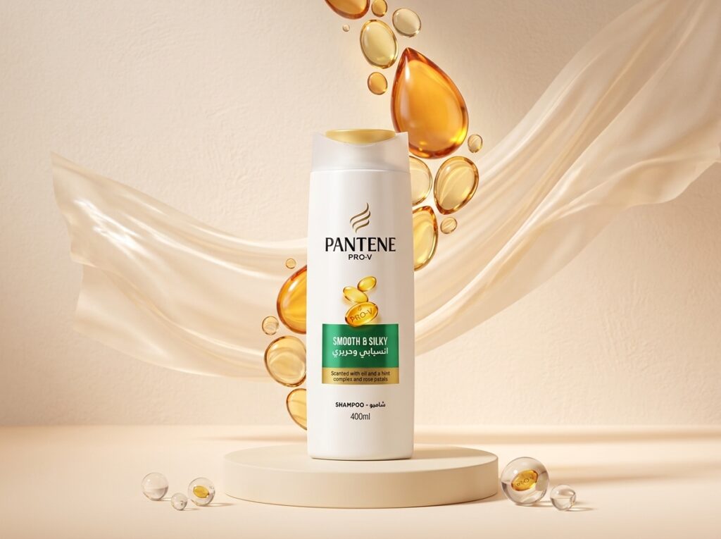 شامبو بانتين برو-في الانسيابي والحريري (Pantene Pro-V Smooth & Silky Shampoo)