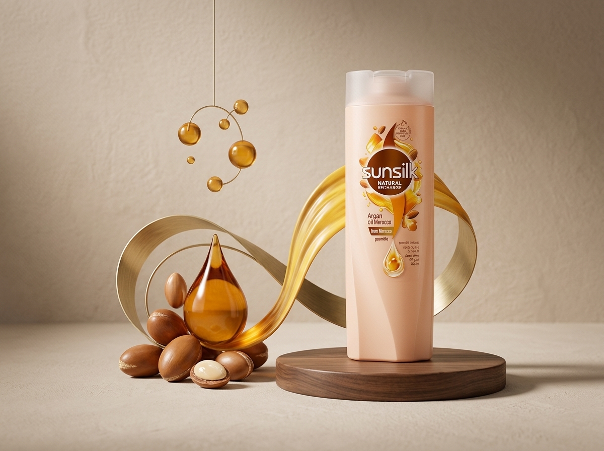 صان سيلك الطبيعي بالعسل وزيت اللوز Sunsilk Honey Anti-Breakage shampoo
