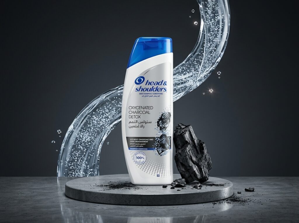 شامبو هيد آند شولدرز بديتوكس الفحم (Head & Shoulders Charcoal Detox)