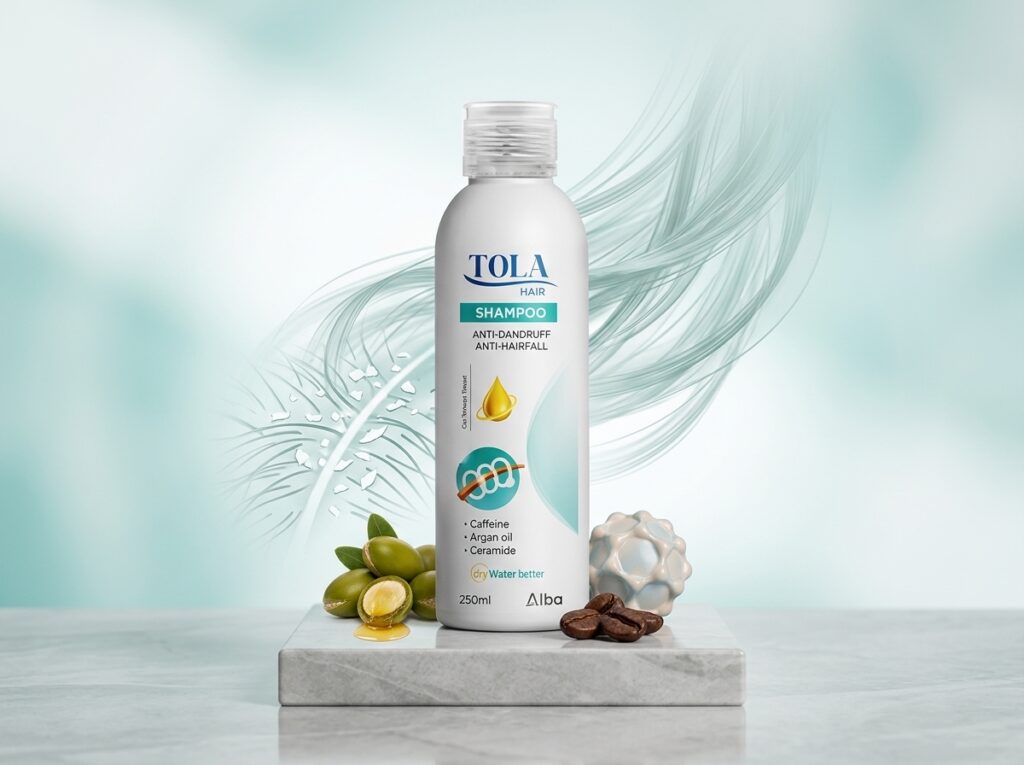 شامبو تولا ضد القشرة وتساقط الشعر Tola Anti-Dandruff & Hair Loss Shampoo
