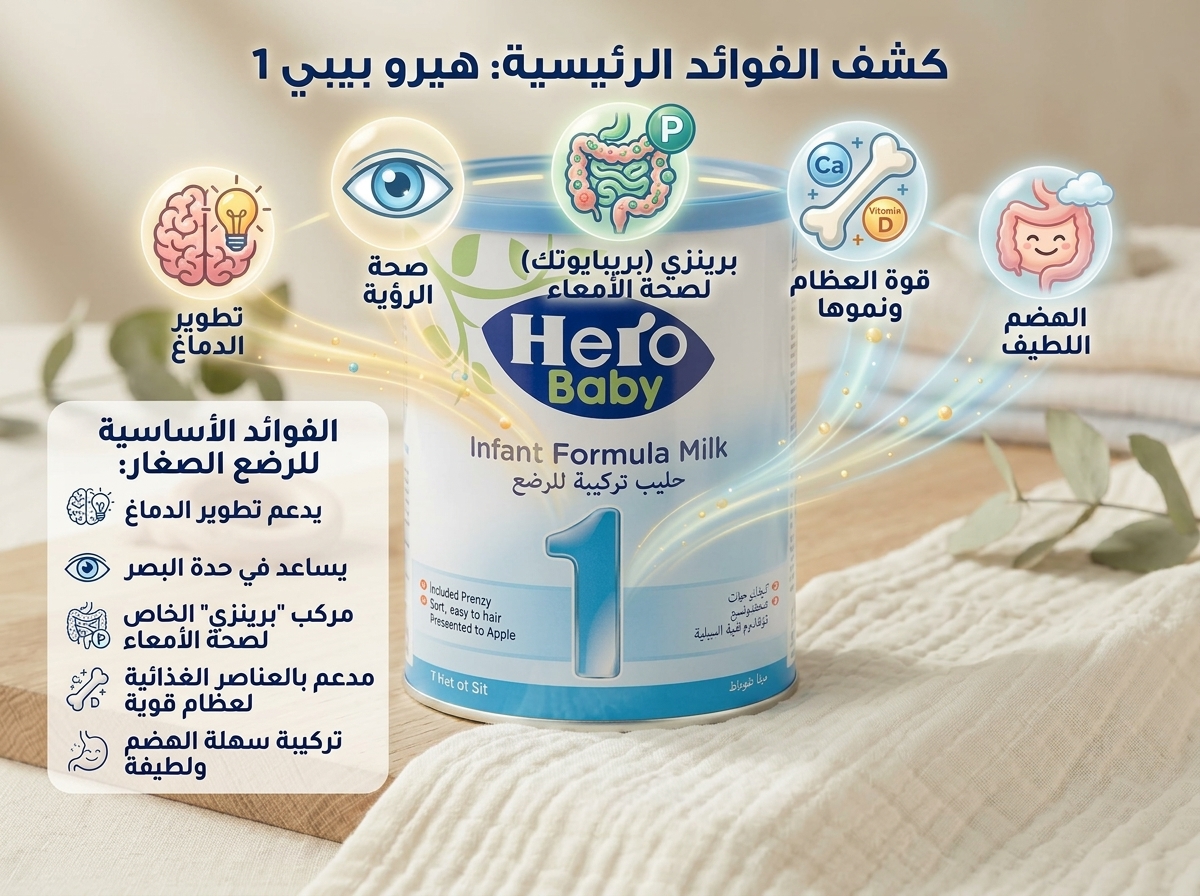 Hero Baby 1 milk formula - الصورة 3
