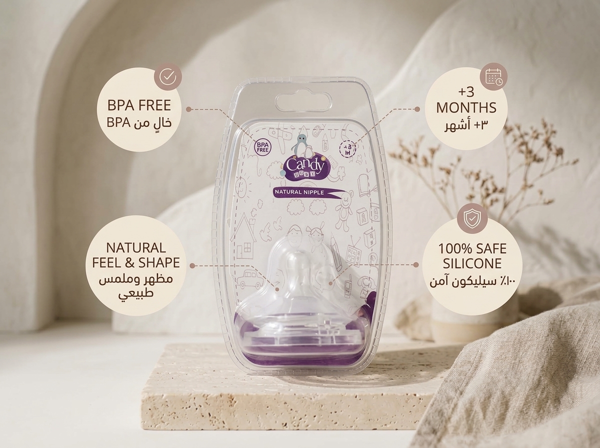 واقي حلمة الأم من كاندي بيبي (Candy Baby Nipple Protector) - الصورة 2