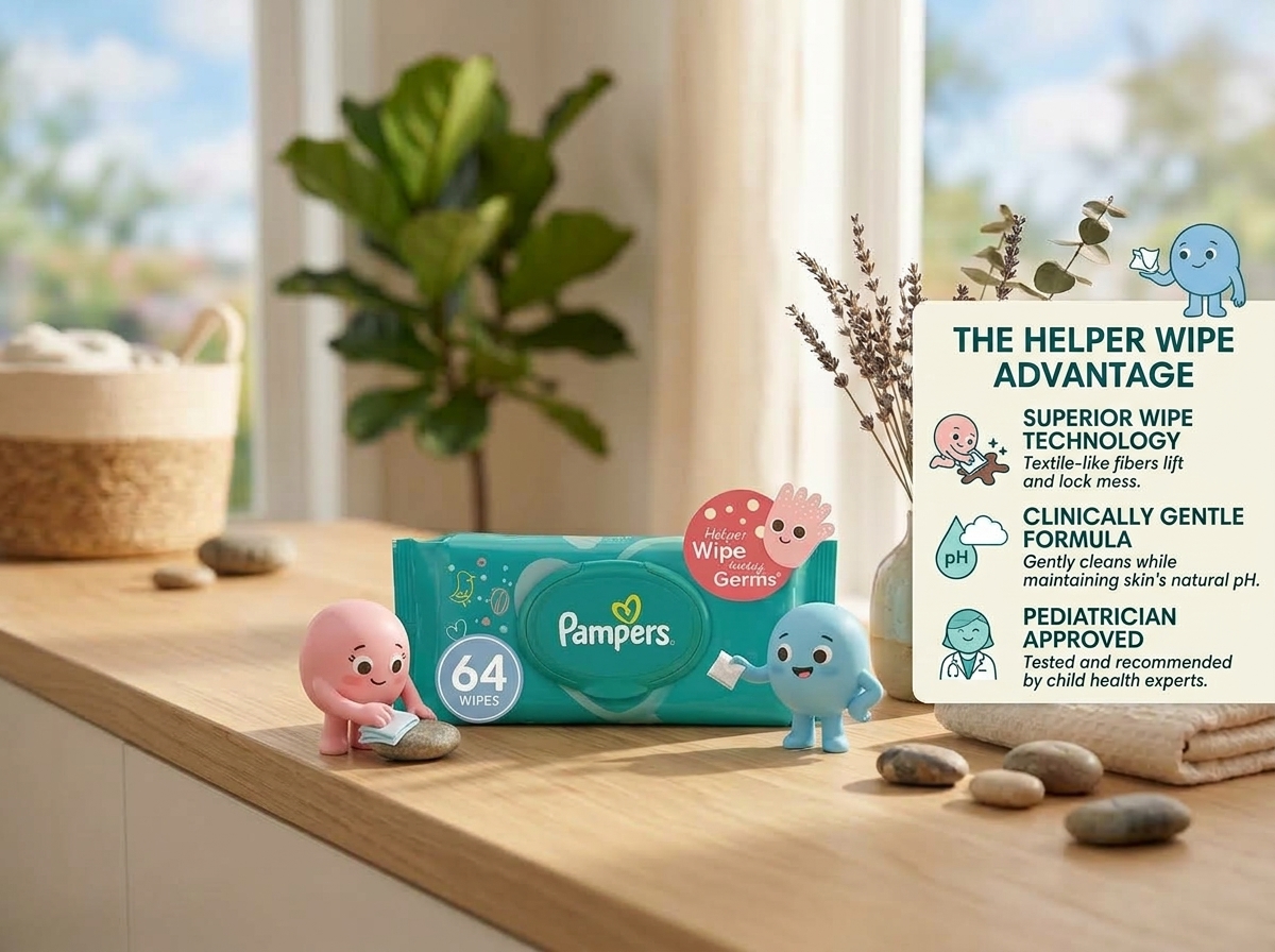 مناديل بامبرز (Pampers Fresh Clean / Complete Clean)wipes - الصورة 3