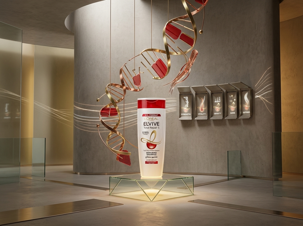 شامبو لوريال إلفيف توتال ريبير 5 ( Elvive Total Repair 5 Repairing Shampoo)600ml