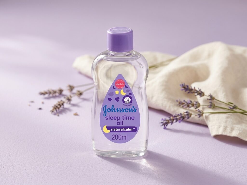 زيت جونسون لوقت النوم باللون البنفسجي johnson sleep time oil 200ml