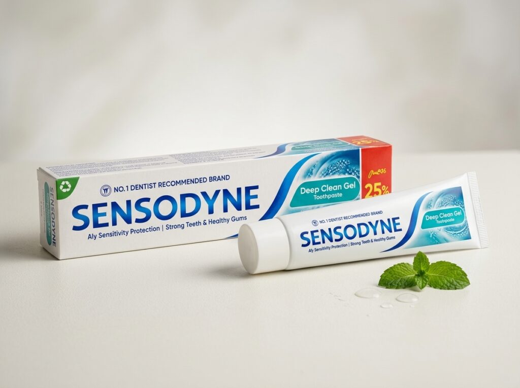 معجون جل سنسوداين للتنظيف العميق (Sensodyne Deep Clean Gel) 100ml