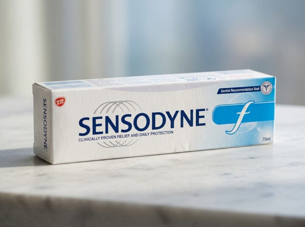 معجون سنسوداين بالفلورايد (Sensodyne Fluoride / Sensodyne F) - 100ml
