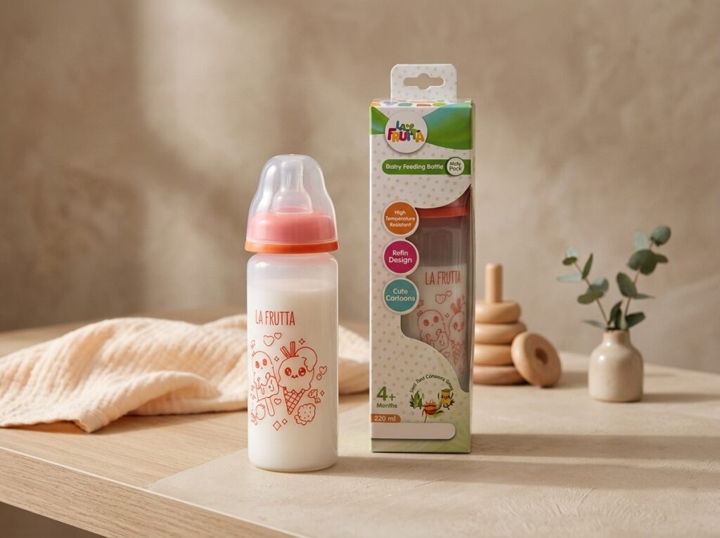  ببرونة لا فروتا كريستال 210 مل la frutta crystal feeding bottle